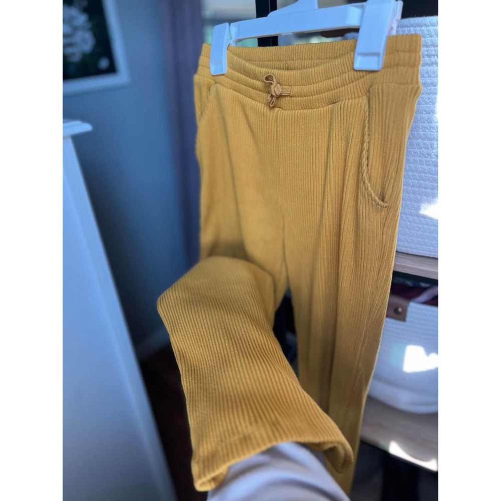 Girls Gap Kids Yellow Heavy Soft Pant